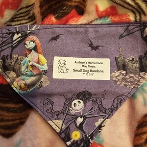 Purple Halloween Dog Bandana